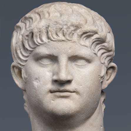 Marble portrait of Nero, AD64–8, Rome, Italy.