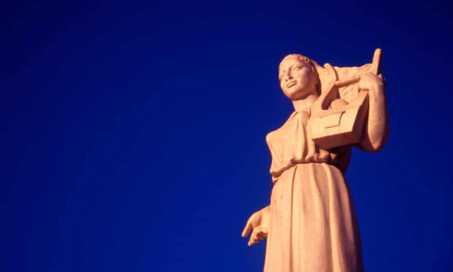 Sappho statue