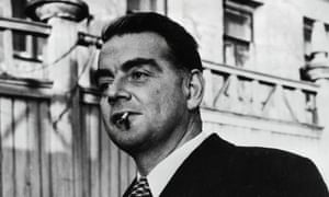 Guy Burgess, a member of the notorious Cambridge spy ring