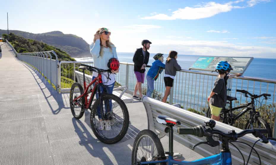 Wollongong’s bike paths hug Australia’s picturesque east coast.