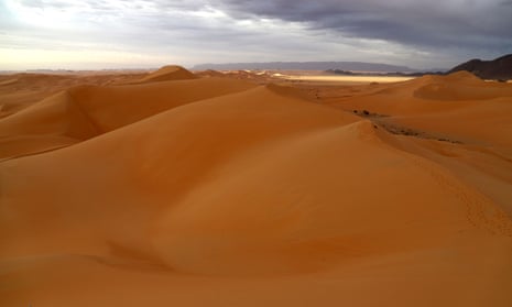 view of sahara desert