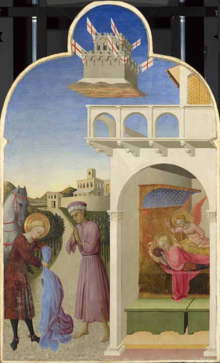 Saint François et le pauvre chevalier par Sassetta, 1437-44