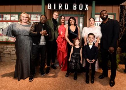 The cast of Bird Box