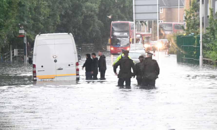 Chigwell road in London.