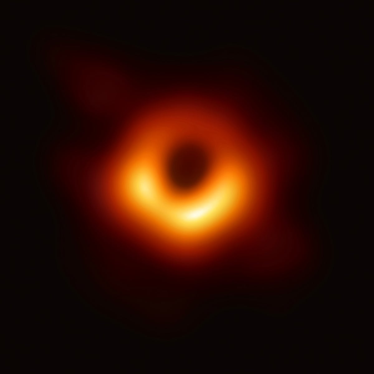 Black Hole Picture Captured For First Time In Space Breakthrough Science The Guardian
