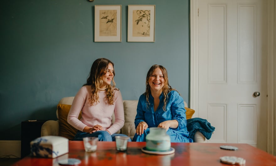 Anastasiia (left) and Olha