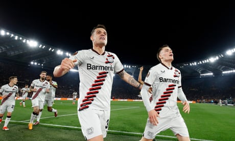Roma 0-2 Bayer Leverkusen: Europa League semi-final, first leg – live reaction