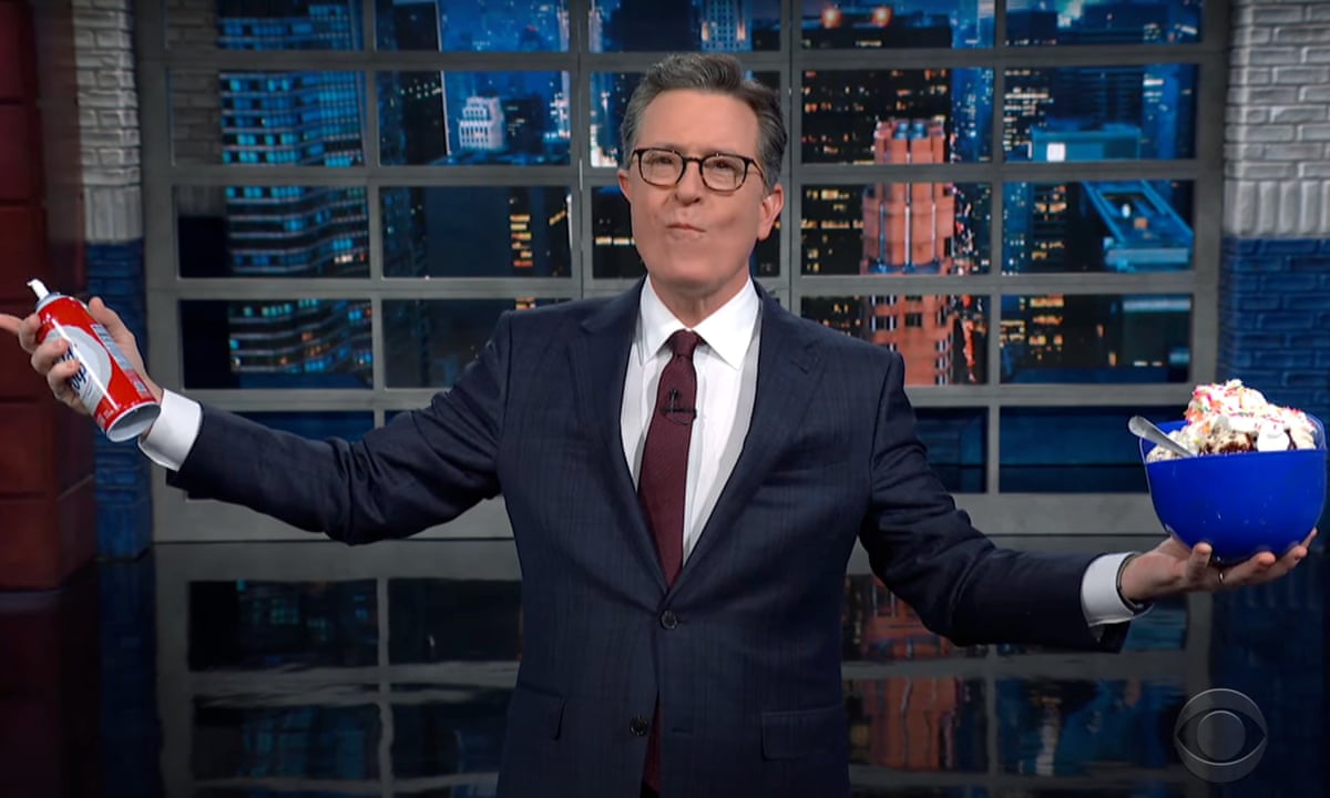 Colbert hails Trump's indictment: 'I didn't know it would feel this good' | Late-night TV roundup | The Guardian