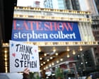 ‘He made us laugh and he never flinched’: America says goodbye to the Late Show and Stephen Colbert