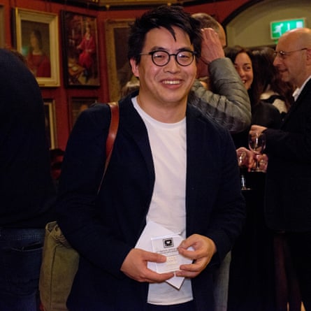 En Liang Khong, the winner of last year’s prize, at the awards ceremony.