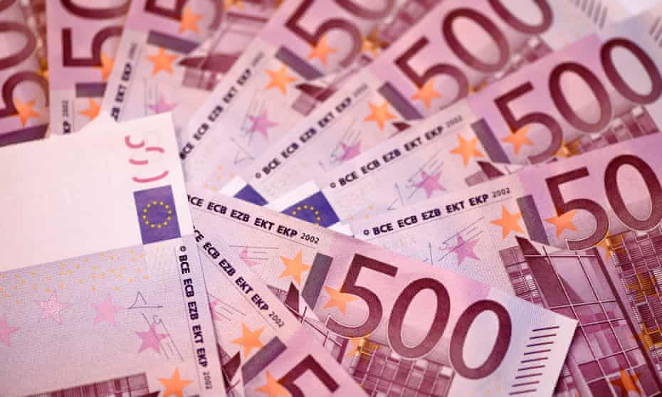 €500 banknotes