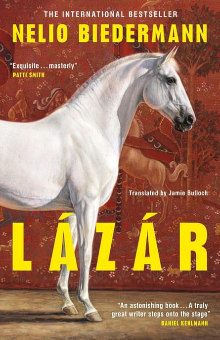 Book cover of Nelio Biedermann’s novel Lázár