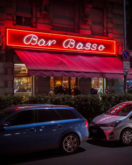 Bar Basso in the Porto Venezia district of Milan.