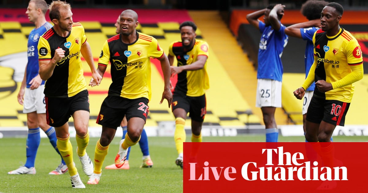 Watford 1-1 Leicester City: Premier League – as it happened