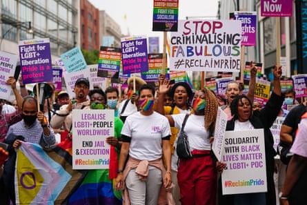 Reclaim Pride, London, 2021, organised by Peter Tatchell as an alternative to the official Pride