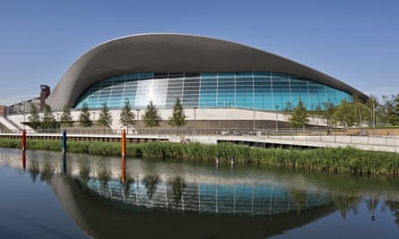 Zaha Hadid’s London Aquatics Centre.