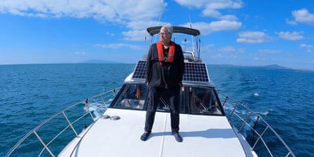 Payne off the Côte d’Azur, France, in August 2022.