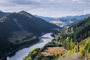 The Whanganui River, North Island, New Zealand.