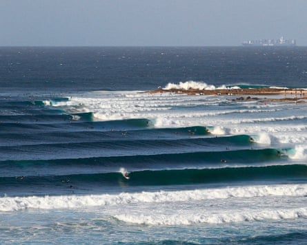 Point breaks at Noosa.