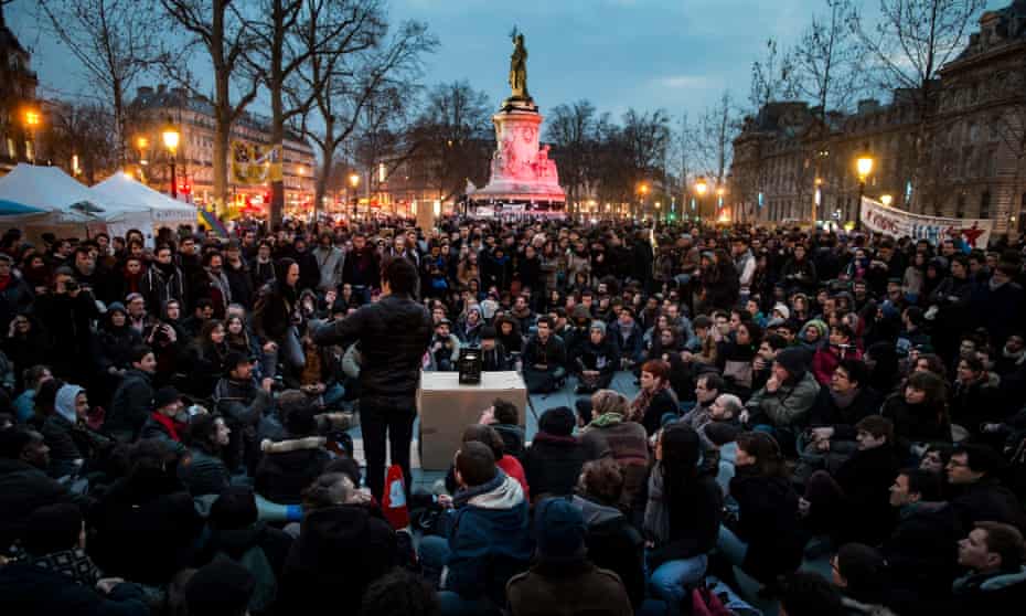 Nuit Debout Protesters Occupy French Cities In Revolutionary Call For Change France The Guardian Nuit Debout Protesters Occupy French Cities In Revolutionary Call For Change France The Guardian