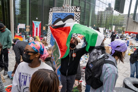The pro-Palestinian encampment at NYU
