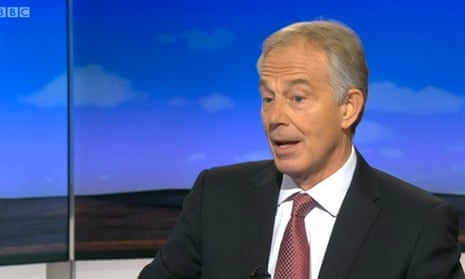 Tony Blair on the Sunday Politics.