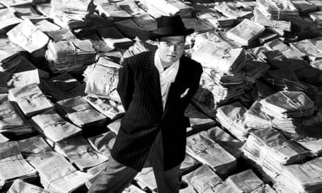 Orson Welles as Charles Foster Kane in Citizen Kane, 1941.
