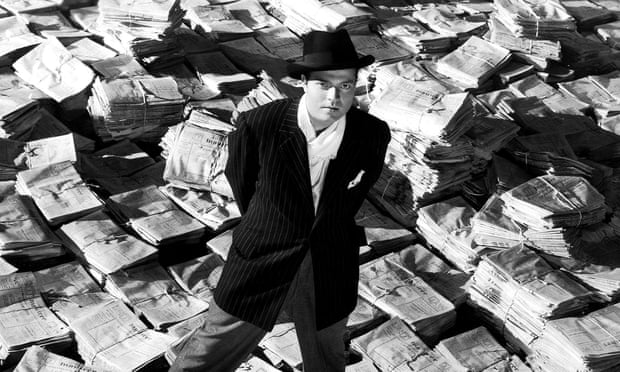 Orson Welles as Charles Foster Kane in Citizen Kane, 1941.