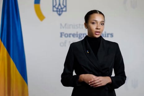 Ukraine unveils AI-generated foreign ministry spokesperson | Artificial  intelligence (AI) | The Guardian