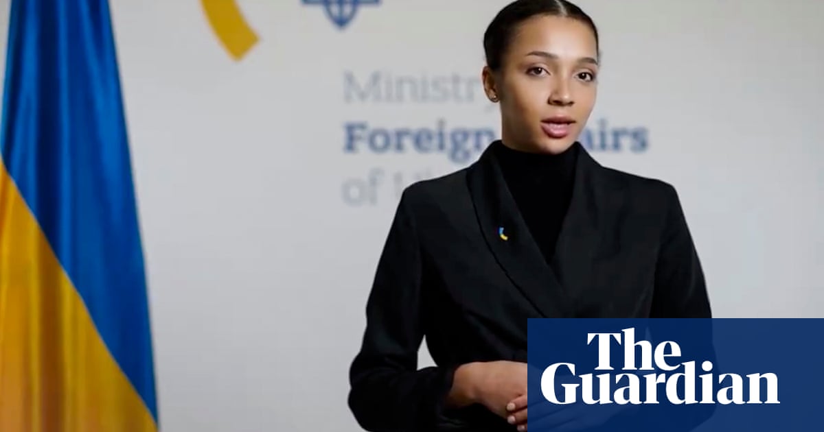 Ukraine unveils AI-generated foreign ministry spokesperson | Artificial intelligence (AI)