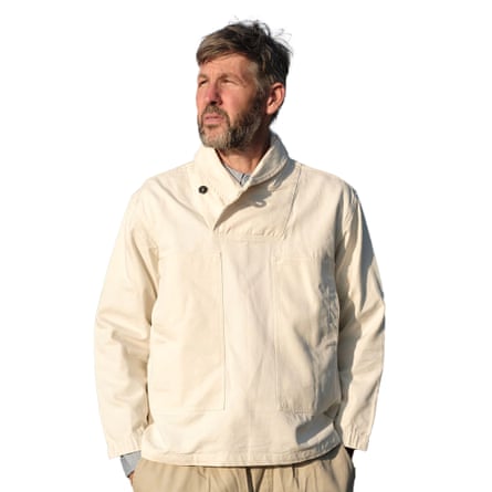 Yarmouth Oilskins The Shawl Collar Smock - Ecru