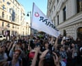Yabloko supporters in Moscow, August 2026.