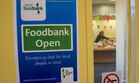 A Trussell Trust Food Bank In Liverpool. A new study says food bank use is triggered by benefit delays 
