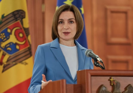 Moldova’s president Maia Sandu said Russia bore ‘full responsibility’ for the oil spill