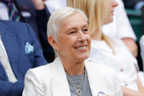 Martina Navratilova.