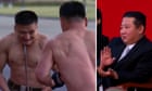 North Korean leader watches extreme martial arts performance – video