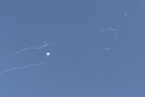 Air defence systems are activated over Doha after explosions were heard amid a missile attack on 12 July, 2026.