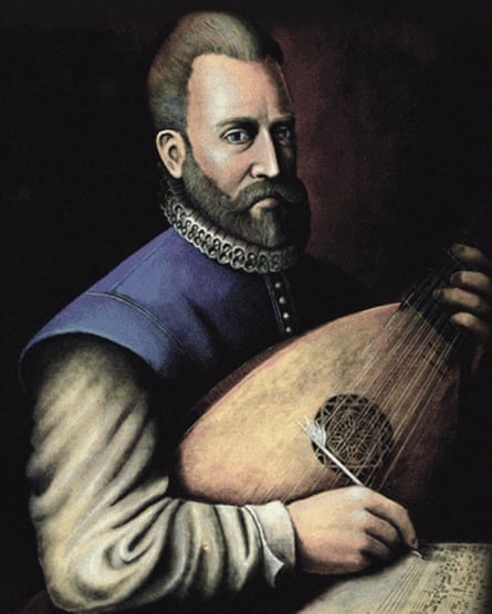 Portrait of the composer John Dowland (1563-1626).