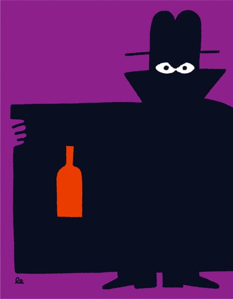 illustration of wine fraud