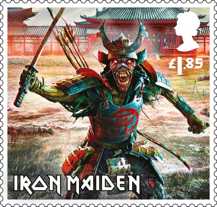 Iron Maiden win Royal Mail seal of approval with 12 stamps | Iron Maiden | The Guardian
