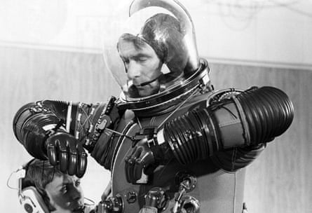 One last fitting … astronaut Eugene Cernan.