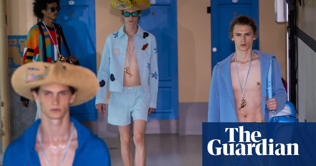 Paris fashion week: Bruno Sialelli channels the seaside in Lanvin debut