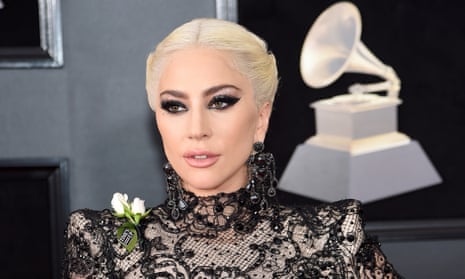 Lady Gaga at the Grammys in January 2018.