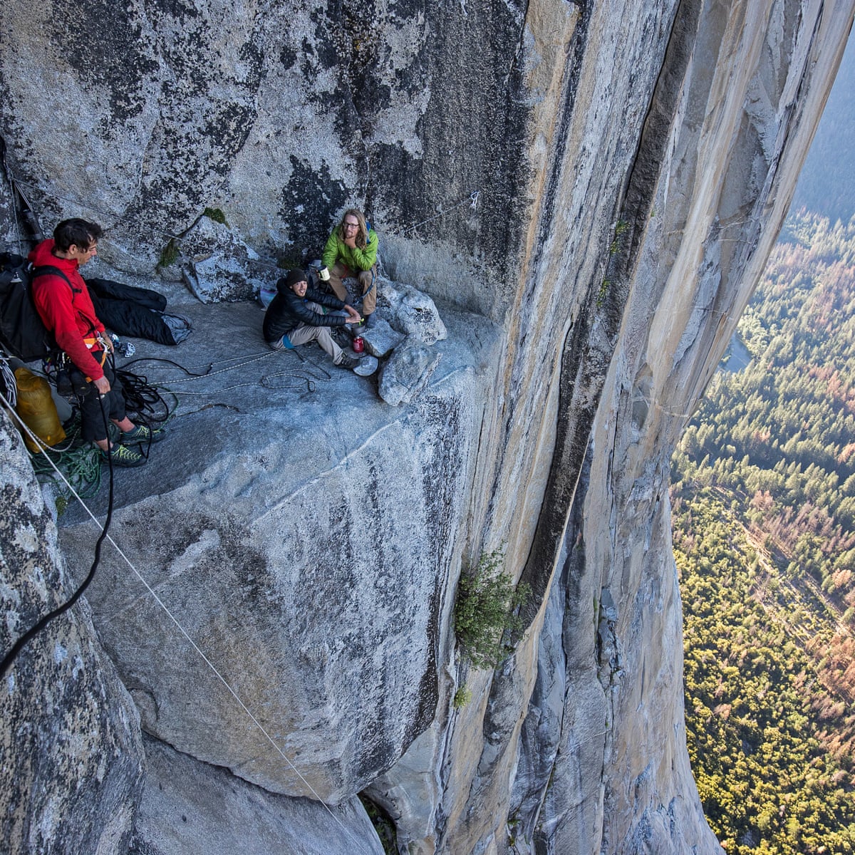No Ropes Attached Behind Two Heart Racing Free Climbing