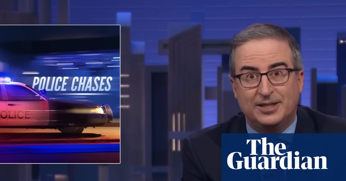 John Oliver expone los peligros de las persecuciones policiales: “Es urgente tomar medidas” John Oliver expone los peligros de las persecuciones policiales: “Es urgente tomar medidas”