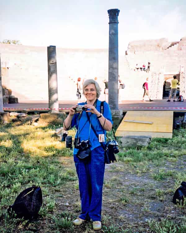 Amanda Claridge in Rome, where she was assistant director of the British School at Rome from 1980 until 1994