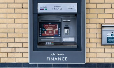 Getting money out of John Lewis Finance proved to be a problem.