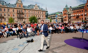 Jimmie Akesson, leader of the Sweden Democrats