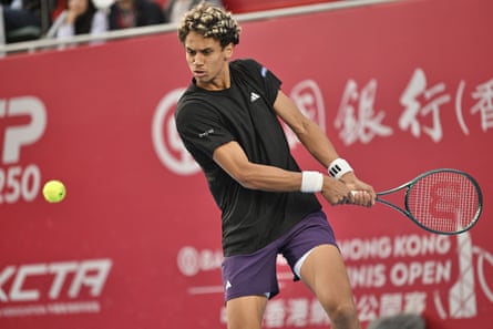 Gabriel Diallo in action at the Hong Kong Open this month