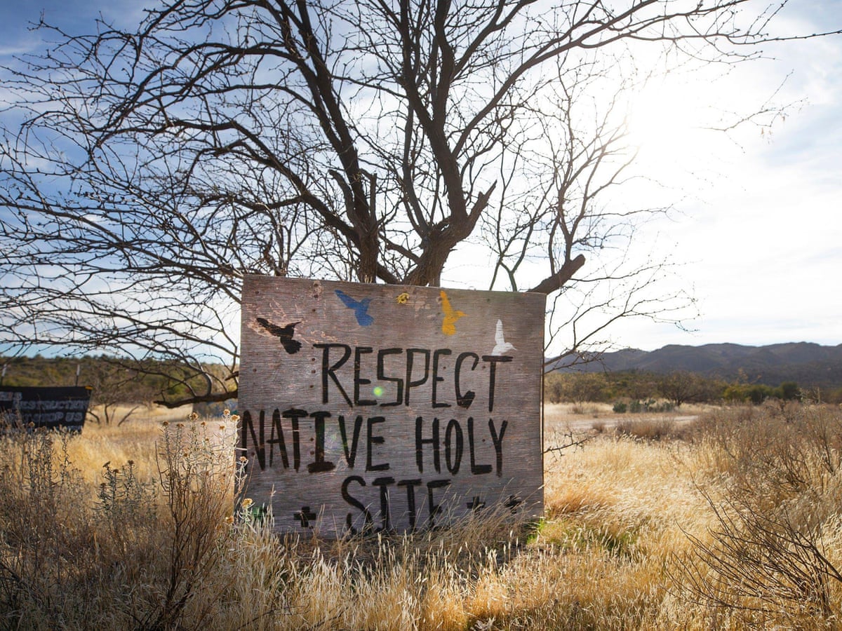 Biden administration pauses transfer of holy Native American land to mining firm | Native Americans | The Guardian